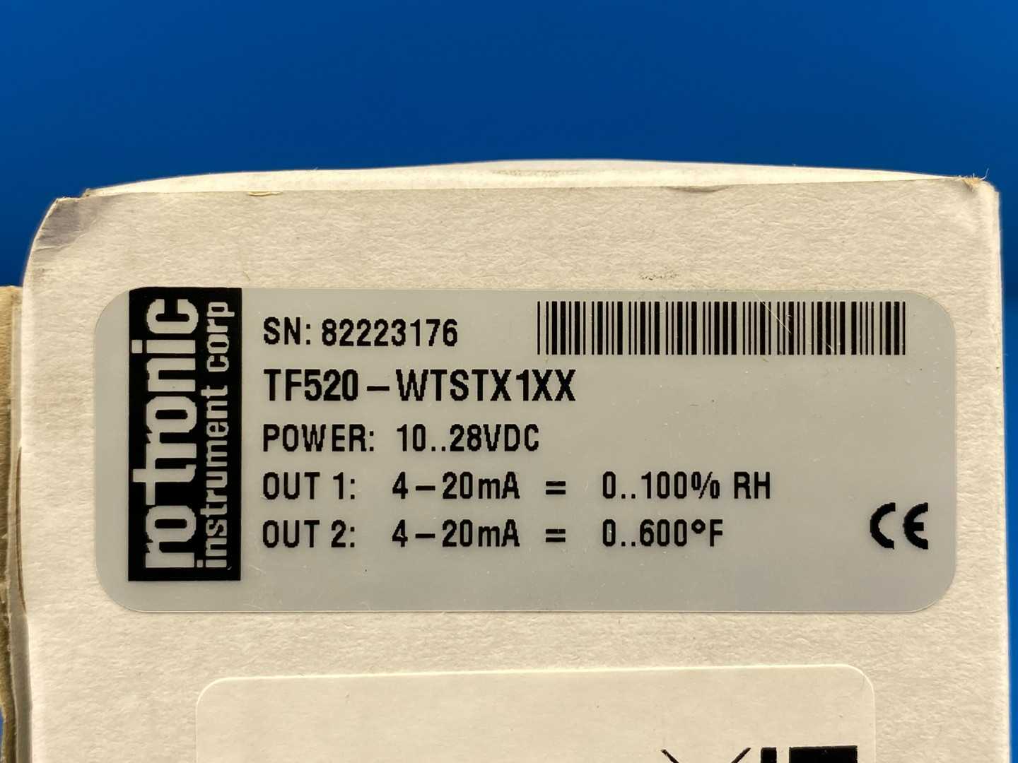 Rotronic TF520-WT1XX1Temperature Transmitter (TF520-WTSTX1XX)