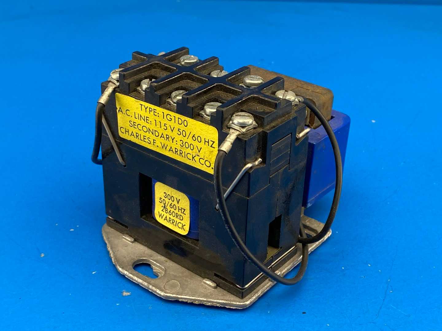 Warrick Co. Type 1G1D0, Transformer