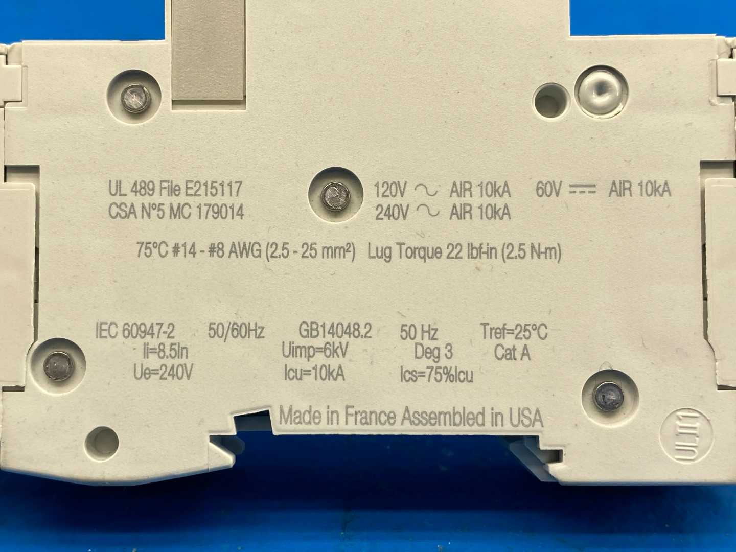 Schneider Electric 60110 MULTI 9 C90 MINI CIRCUIT BREAKER