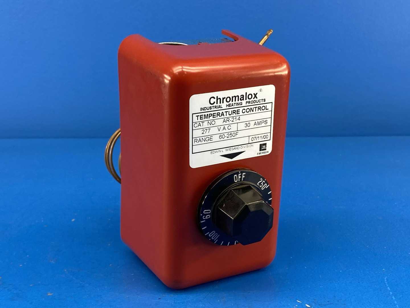 Chromalox AR-214 Temperature Control 277VAC 30A 60-250F Range