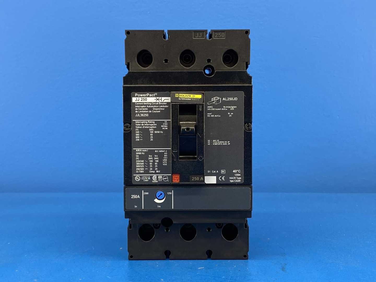 Square D JJL36250, Current-limiting Circuit Breaker 250 A 3 P