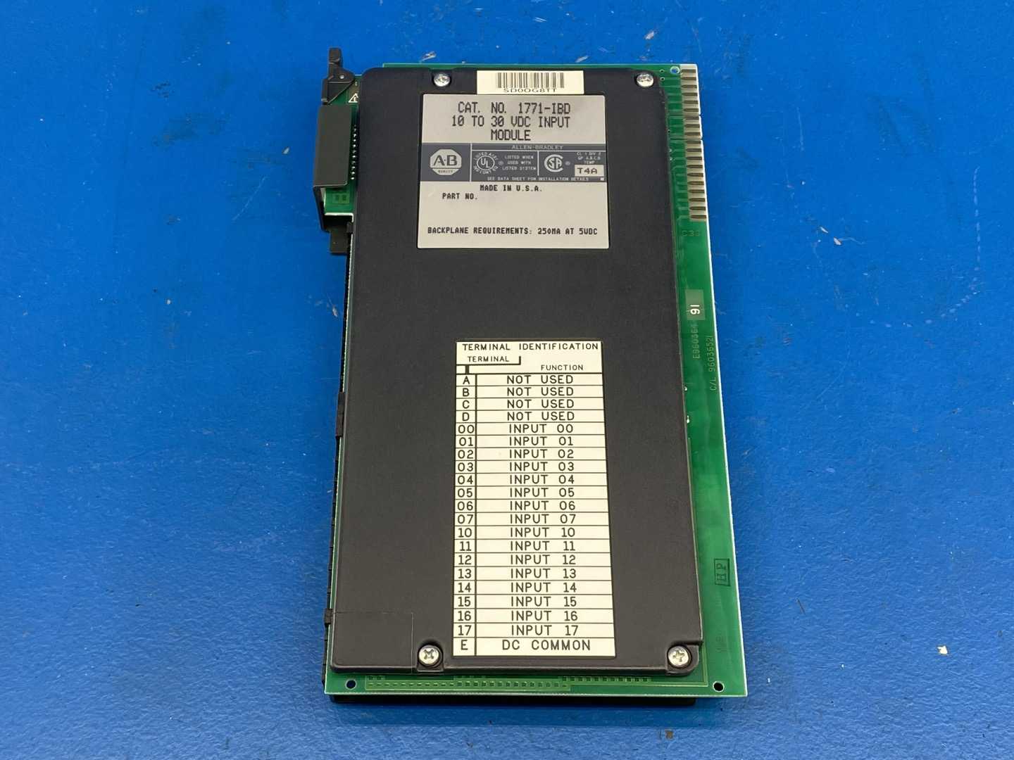 Allen-Bradley 1771-IBD 10 to 30 VDC Input Module