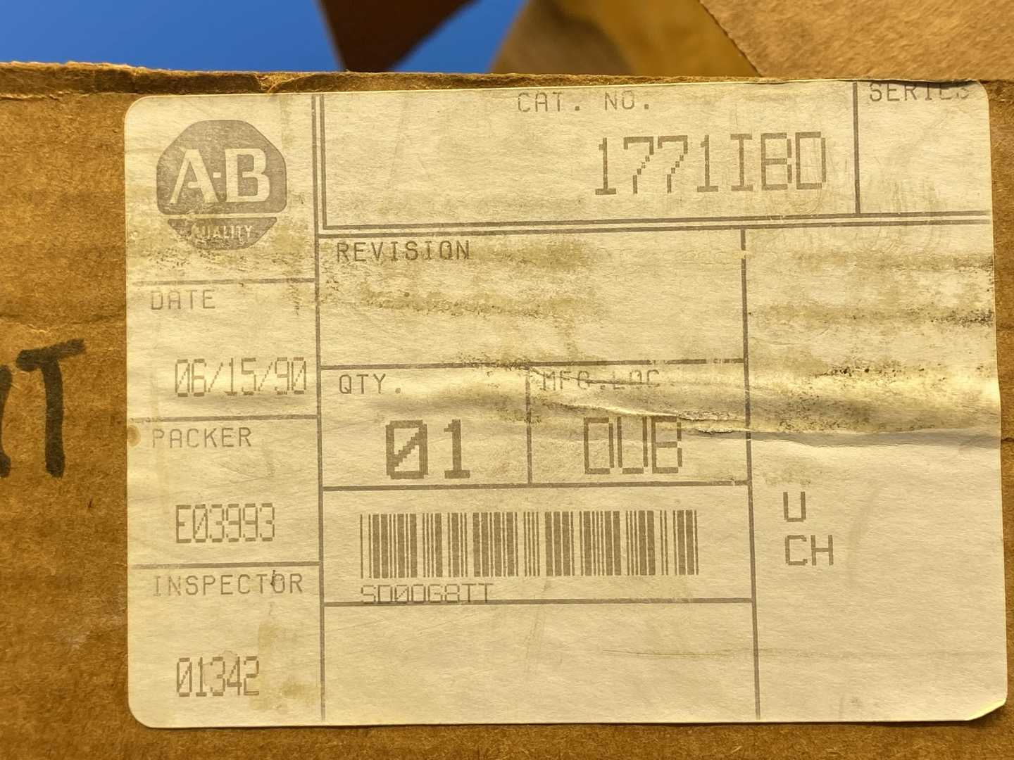 Allen-Bradley 1771-IBD 10 to 30 VDC Input Module