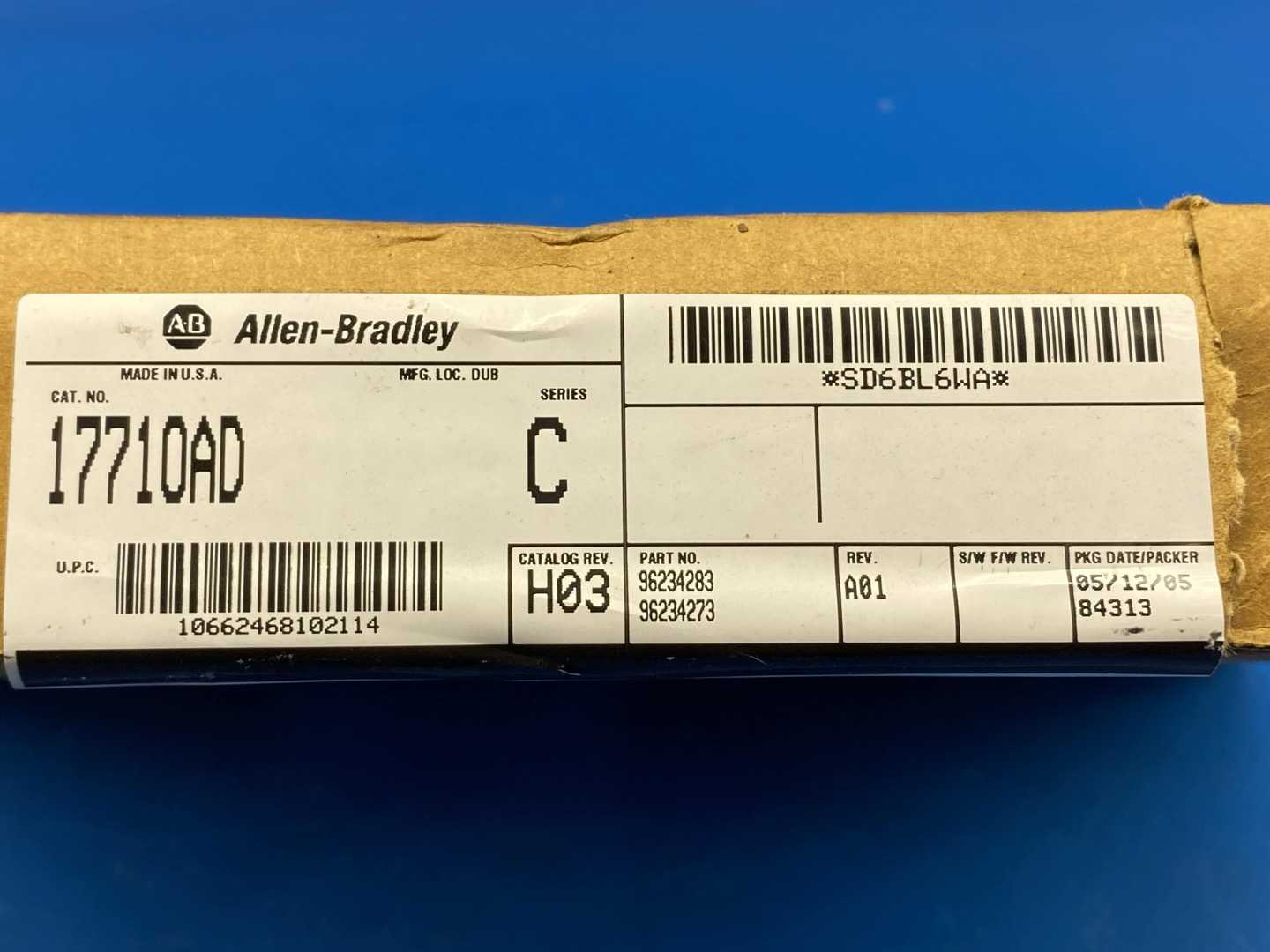 Allen-Bradley 17710AD  PLC Adapter Output Module Series C (Factory Sealed)