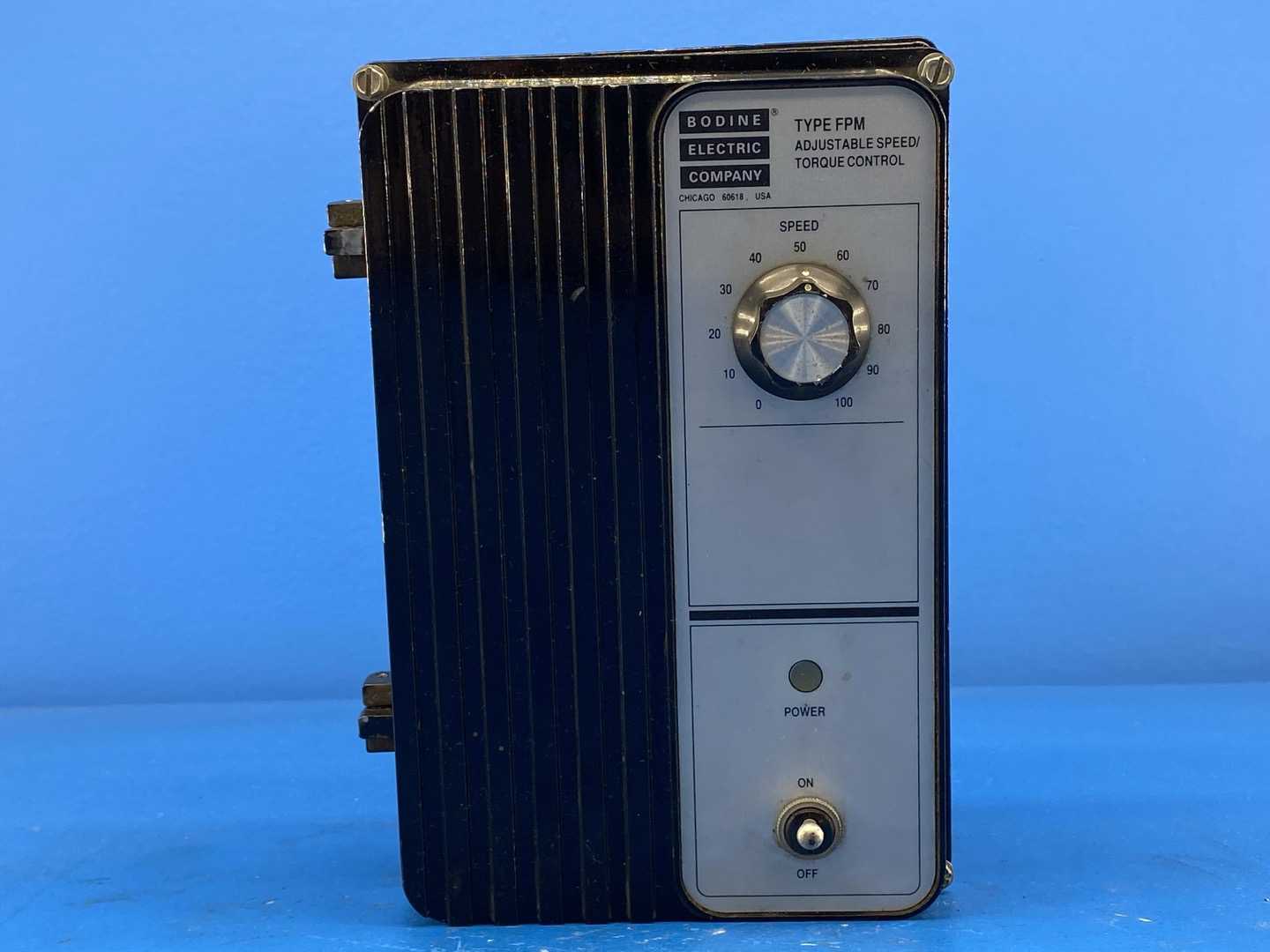 Bodine Electric Model 835 DC Motor Control, Type FPM Adjustable Speed / Torque Control Single-Phase 4.2A 115V