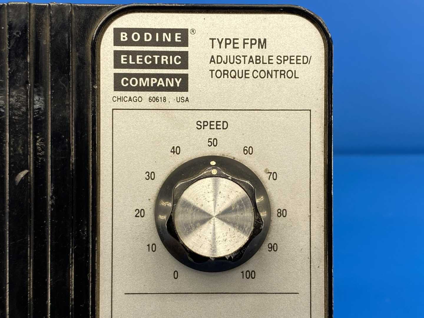 Bodine Electric Model 835 DC Motor Control, Type FPM Adjustable Speed / Torque Control Single-Phase 4.2A 115V
