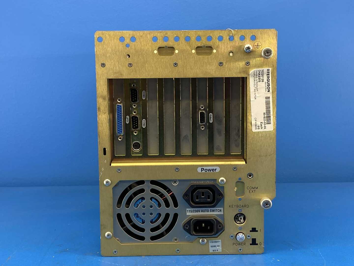 Industrial Computer Chassis with no Monitor Used in Manufacturing or CNC Automation 