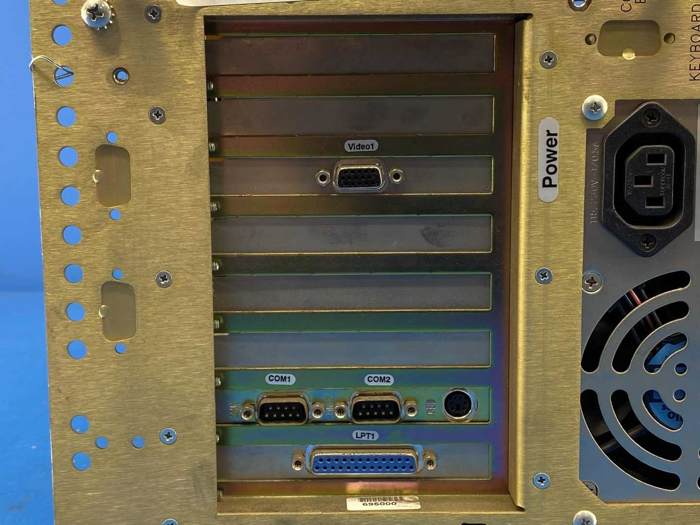 Industrial Computer Chassis with no Monitor Used in Manufacturing or CNC Automation 