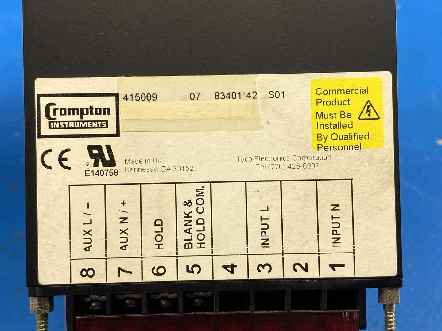 Crompton 262-DGBU-LSTM-C6-PQ-02 PANEL METER