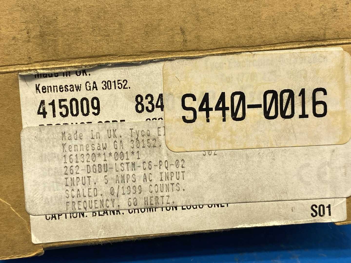 Crompton 262-DGBU-LSTM-C6-PQ-02 PANEL METER