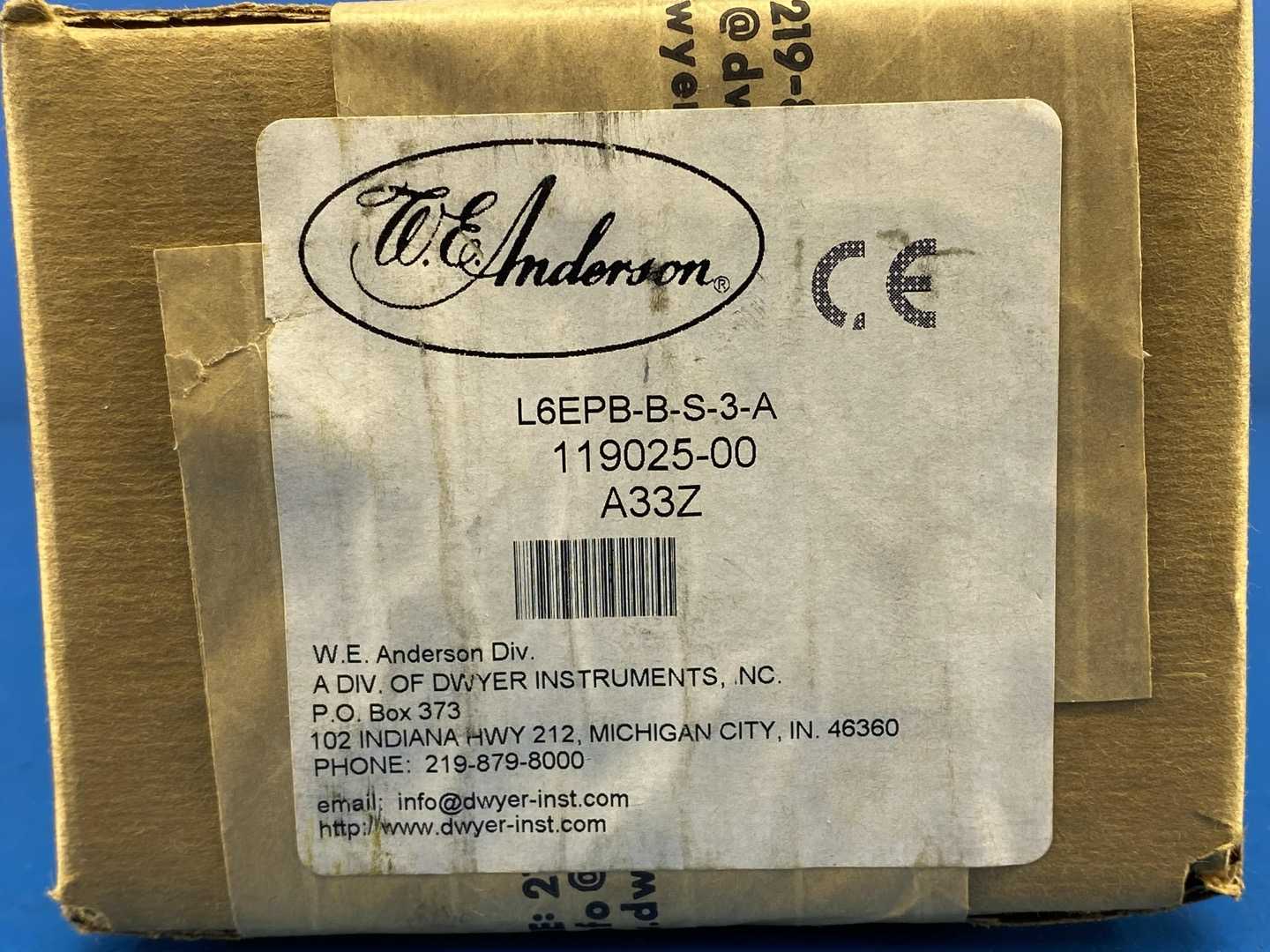 Dwyer Instrument Sensors L6EPB-B-S-3-A Flotect Level Switch Brass Body Wall Mounting ss Float (Sealed Box)