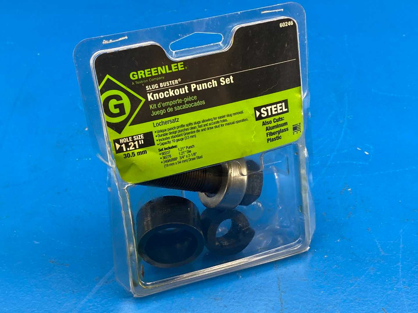 Greenlee 60246, Knockout Punch Set 1.21"