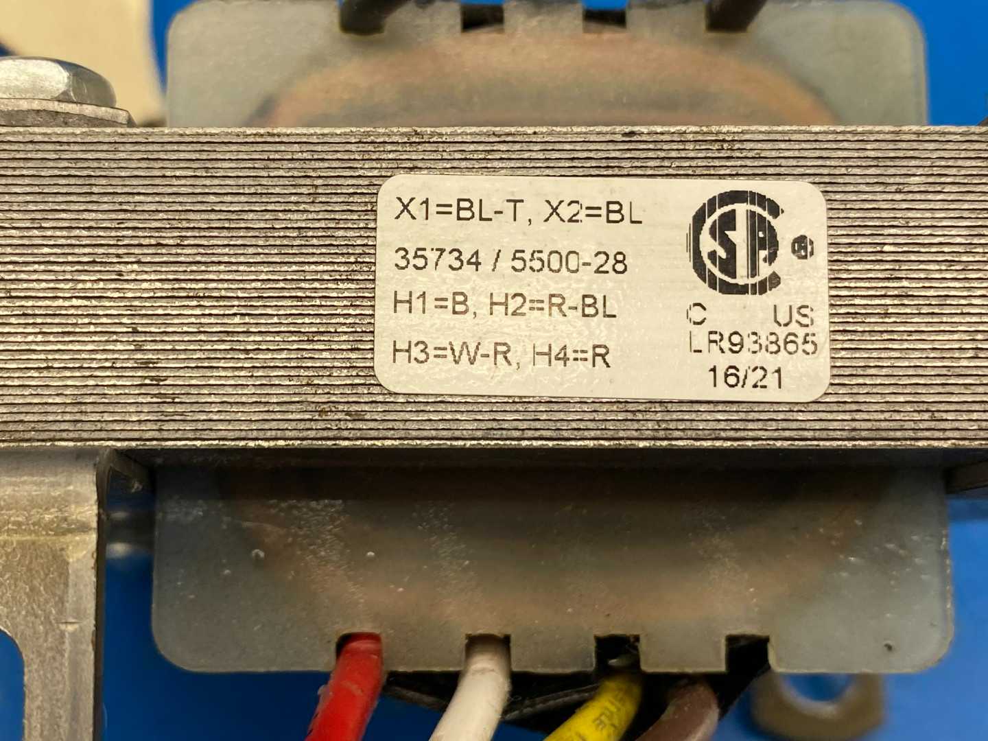 Columbus Mckinnon Transformer 35734 115V