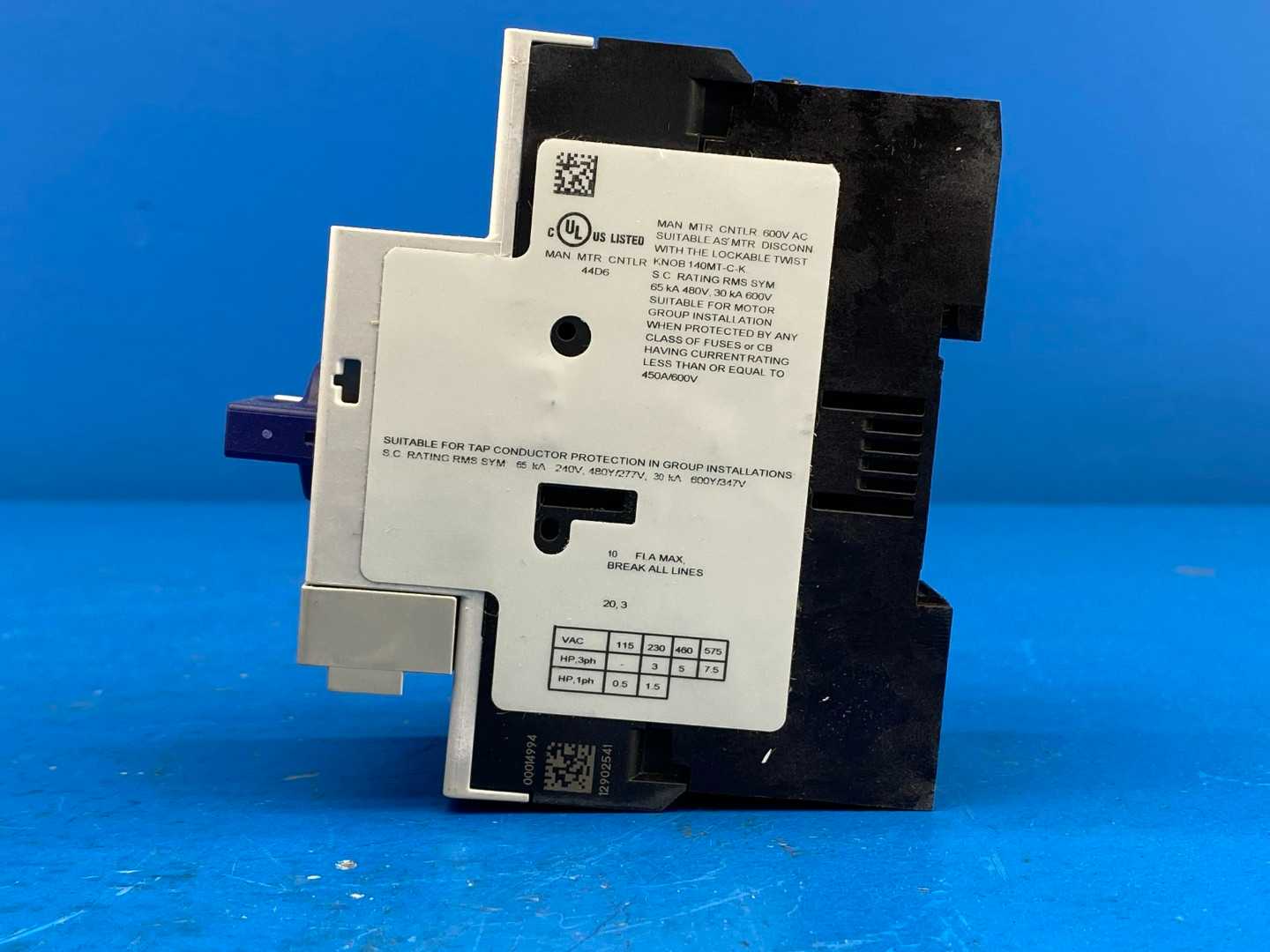 Allen-Bradley 140MT-D9N-C10 Motor Protection Circuit Breaker 10A
