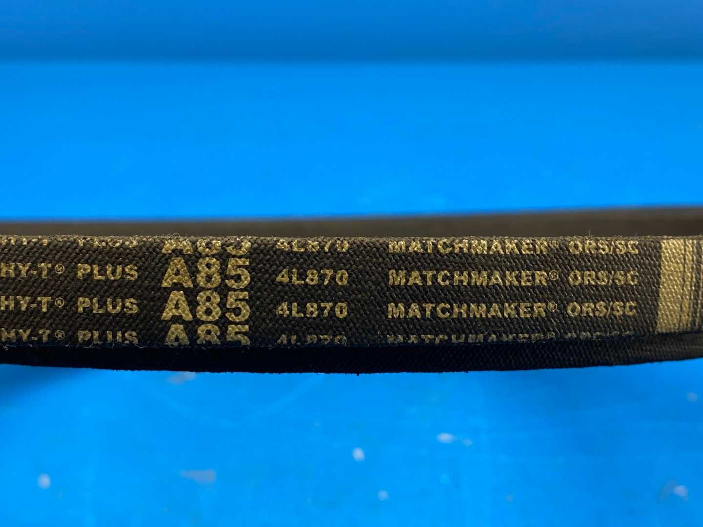 Continental A85 (4L870) HY-T Plus Matchmaker V-Belt,  86.3Nominal Pitch Length 87.0 Nominal Outs Length .48 HY-T WT LB