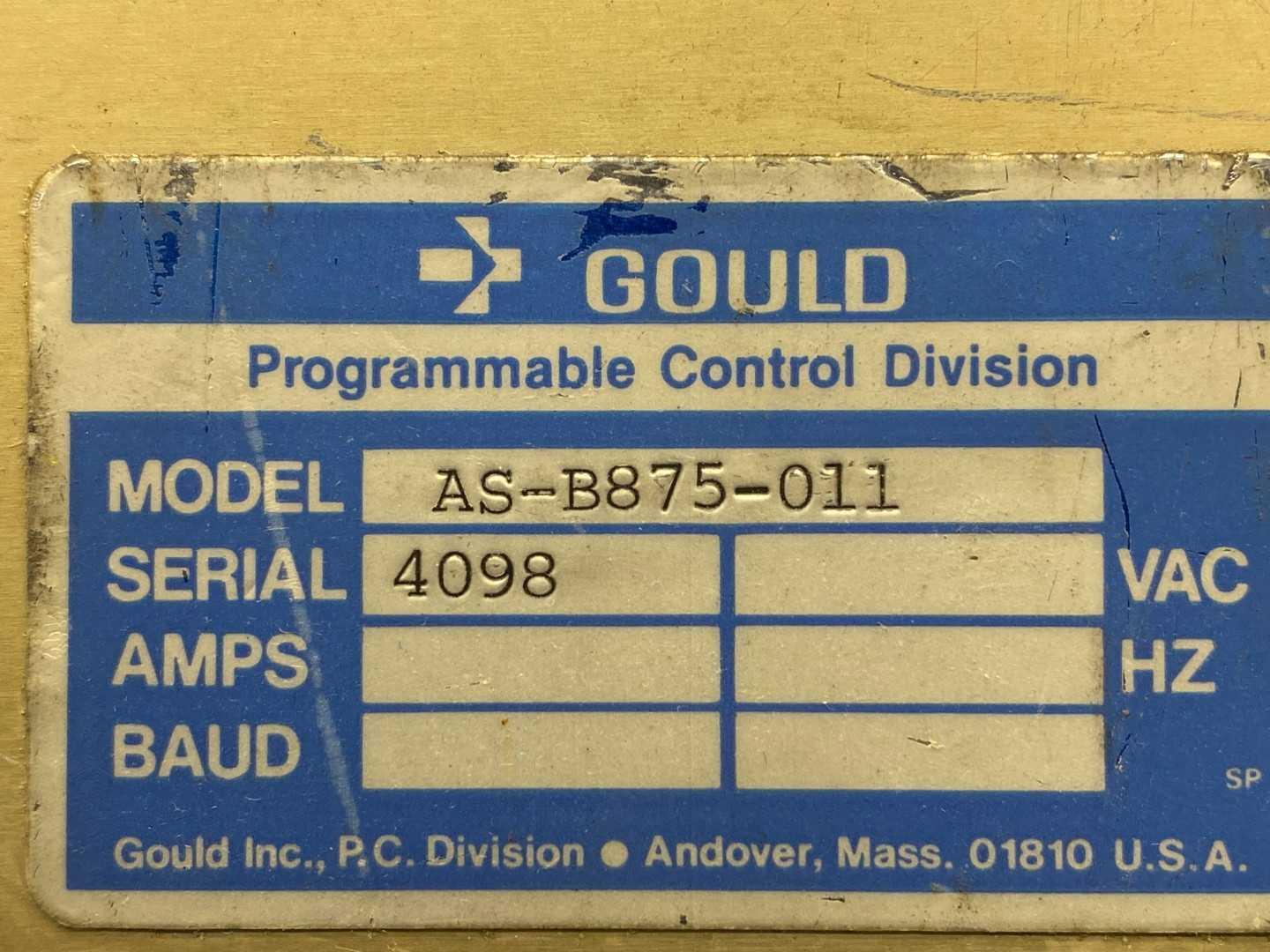 Gould AS-B875-001, Analog Input Module 20mA 1-5V