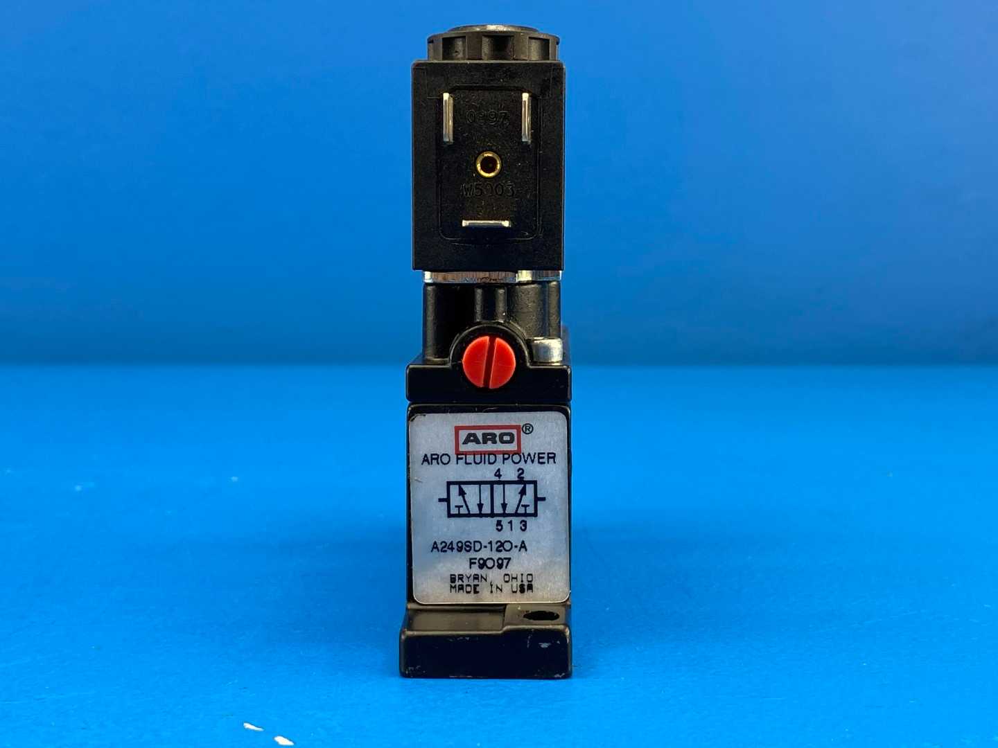 ARO Fluid Power A249SD-120-A Alpha "Thin" Bar Manifold Solenoid Operated Valve