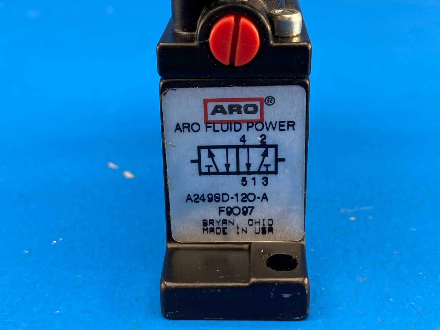 ARO Fluid Power A249SD-120-A Alpha "Thin" Bar Manifold Solenoid Operated Valve