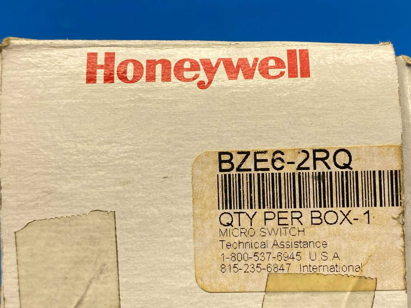 Honeywell BZE6-2RQ, Micro Switch 