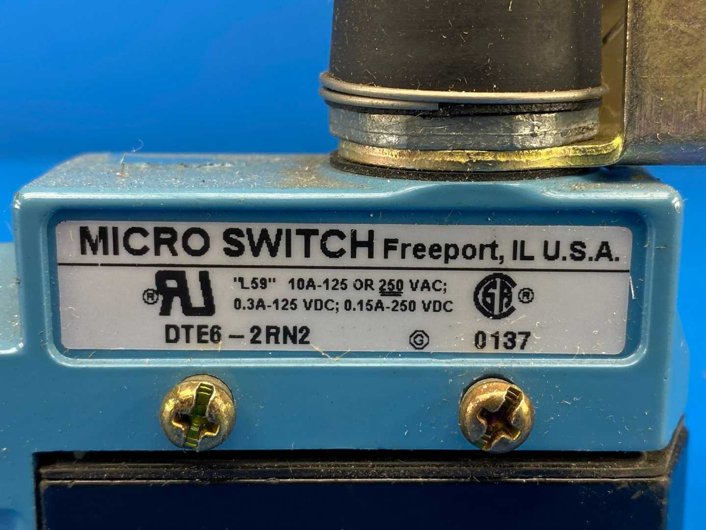 Honeywell DTE6-2RN2, Micro Switch