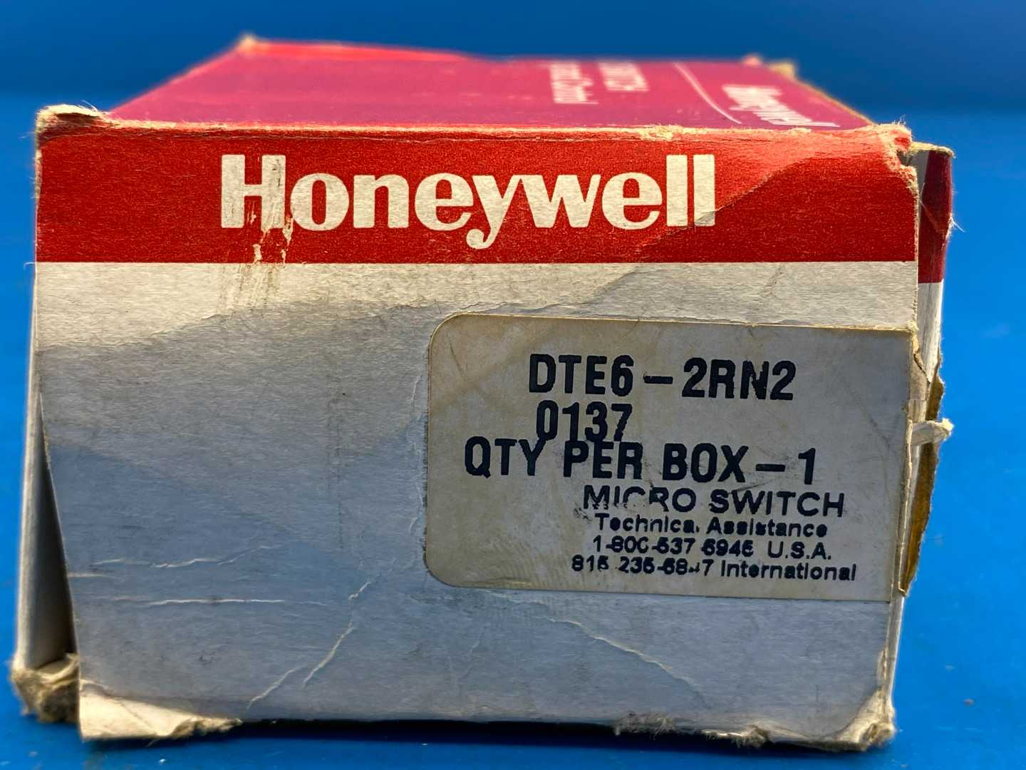 Honeywell DTE6-2RN2, Micro Switch