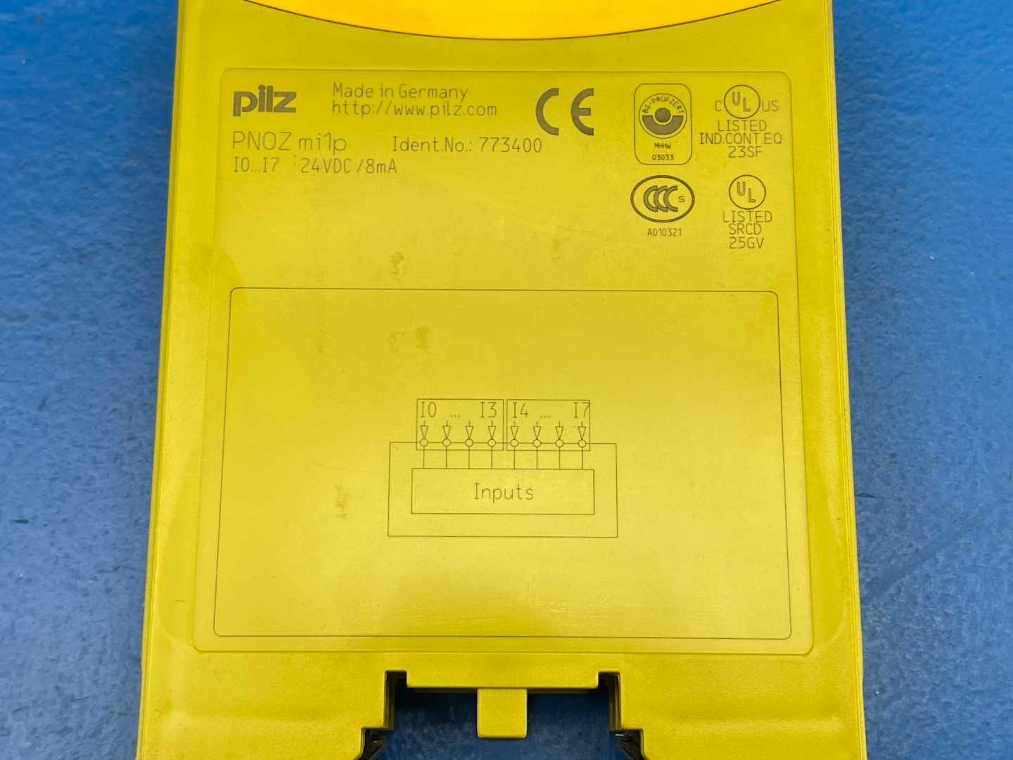 Pilz PNOZ mi1p 24Vdc/8Ma Expansion Module 8 Inputs 773400