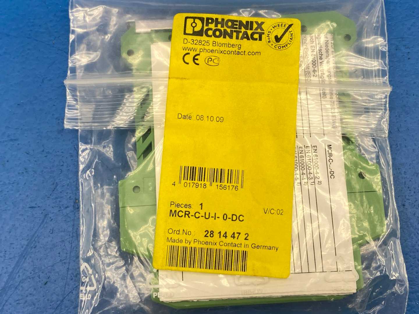 Phoenix Contact MCR-C-U-I-0-DC, Universal Signal Conditioner, DC Input, Multi-channel, 2814472