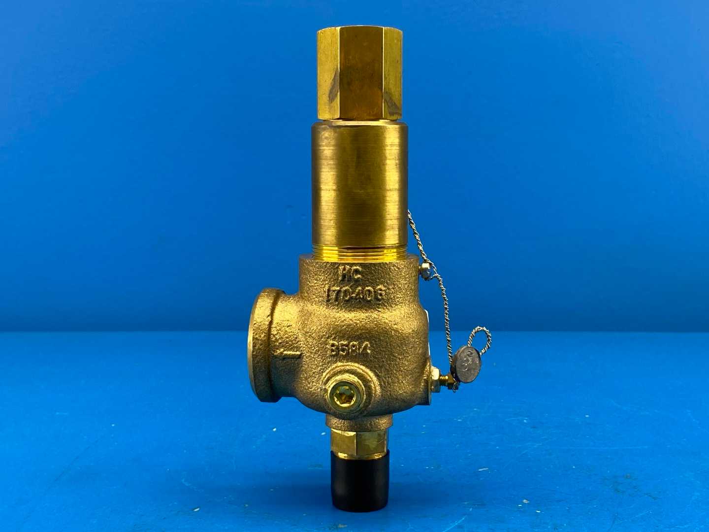 Kunkle 912BDCM01-KE, 1/2" Safety Valve Threaded Cap .50" x .75" Gas ASME Section VIII and XIII (UV)