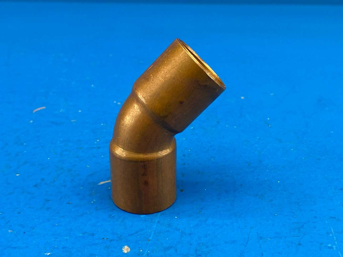 3/4", 45° Copper Elbow