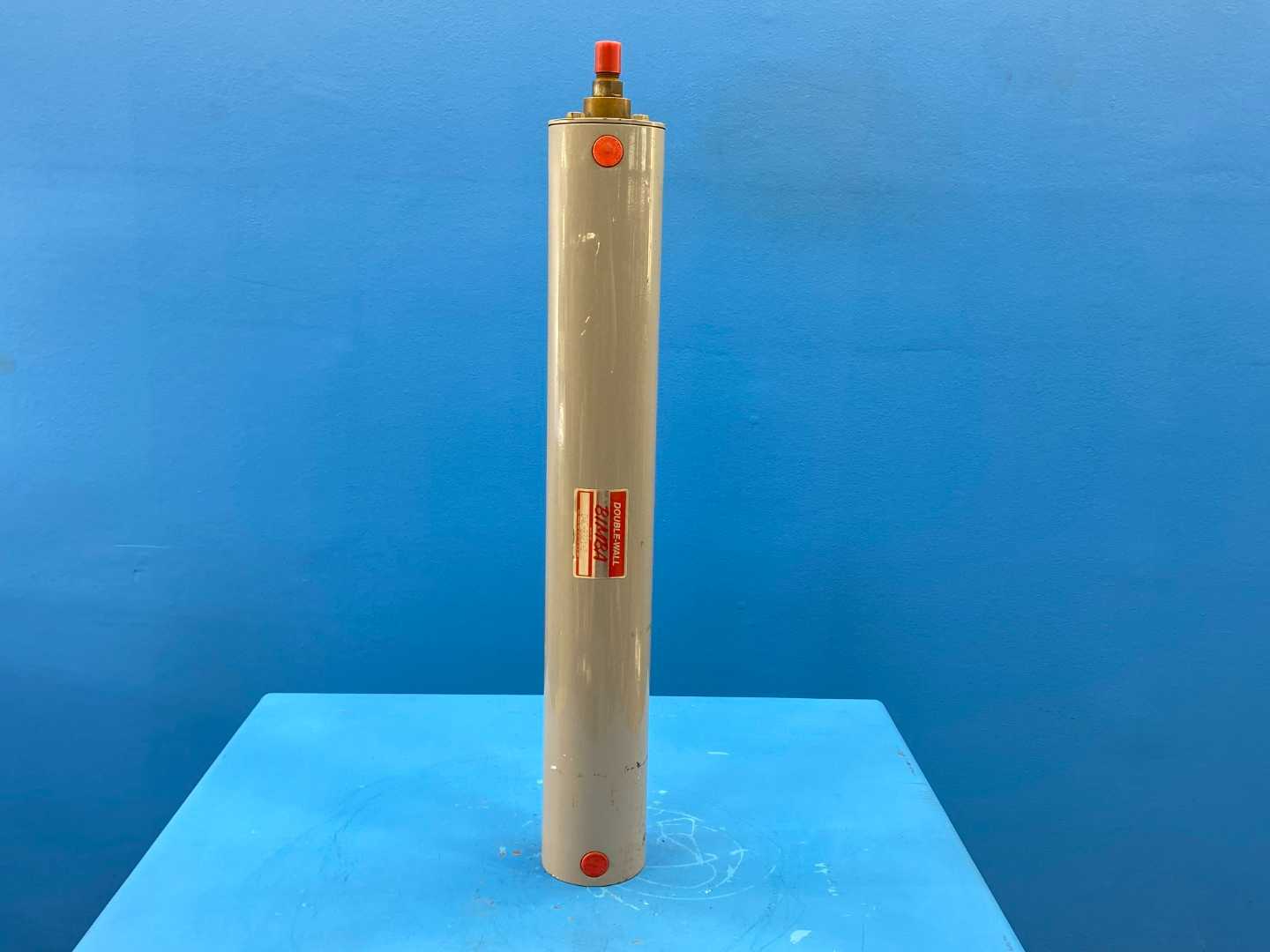Bimba Double-Wall DWC-8321-2 Pneumatic Cylinder 0.75" Bore 21"Stroke 200PSI
