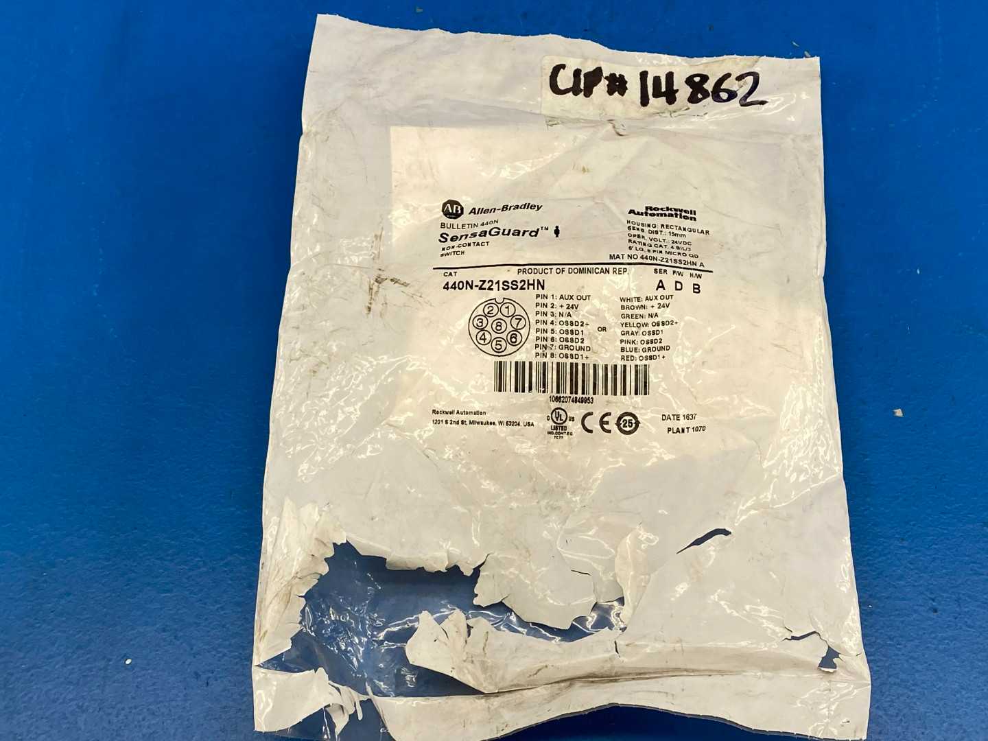 Allen-Bradley 440N-Z21SS2HN SensaGuard, Non-Contact Switch