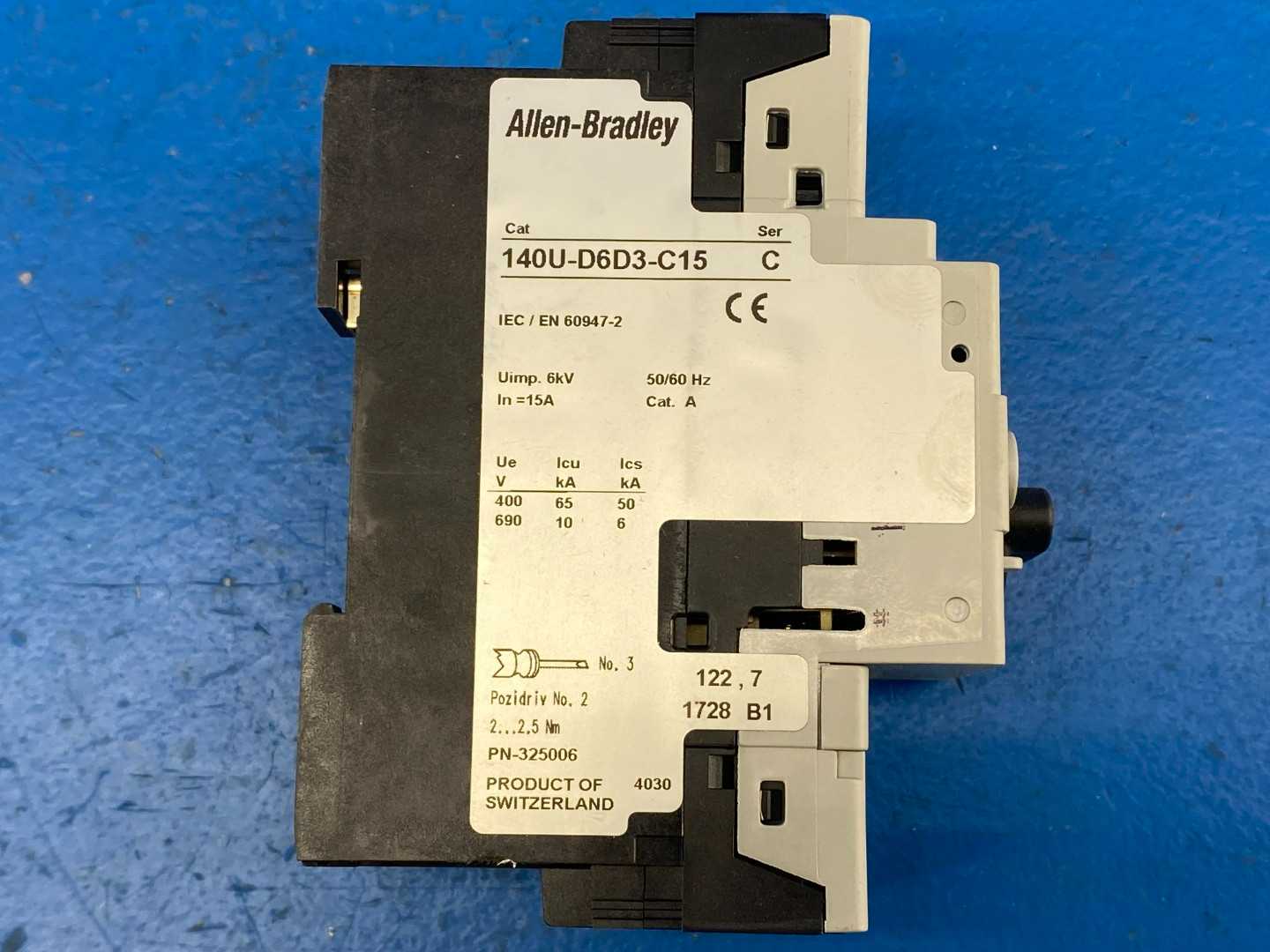 Allen-Bradley 140U-D6D3-C15 Circuit Breaker