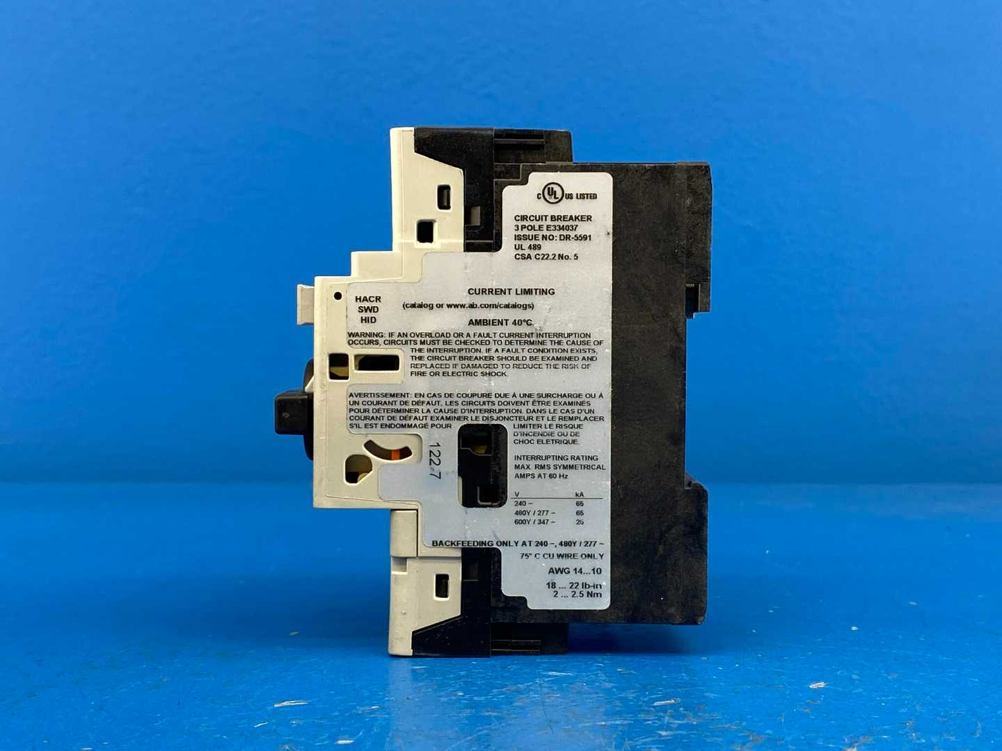 Allen-Bradley 140U-D6D3-C15 Circuit Breaker