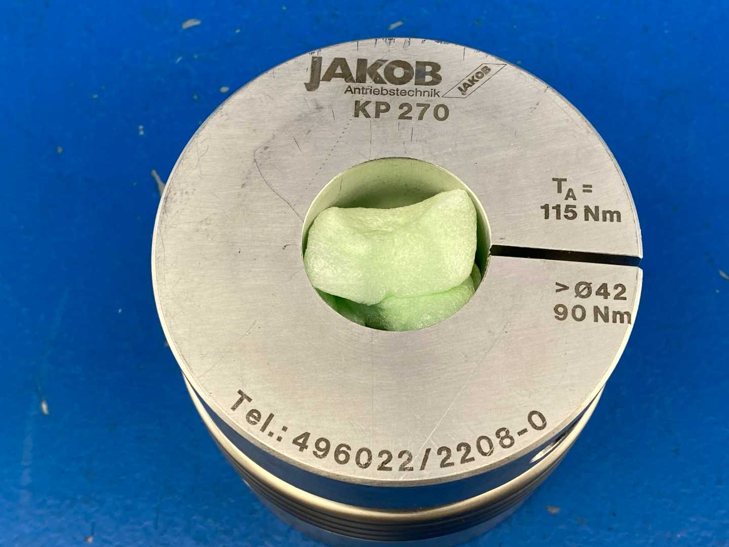 GAM Jakob Antriebstechnik KP270, TA=11Nm, > Ø42, Torque=90Nm Precision Bellow Coupling