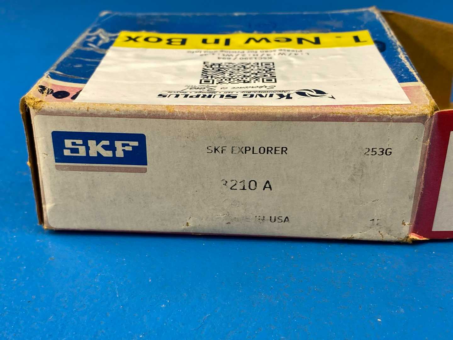 SKF Explorer 3210A Angular Contact Bearings 30° 1.97" x 3.54" x 1.19" (50mm x 90mm x 30.20mm)