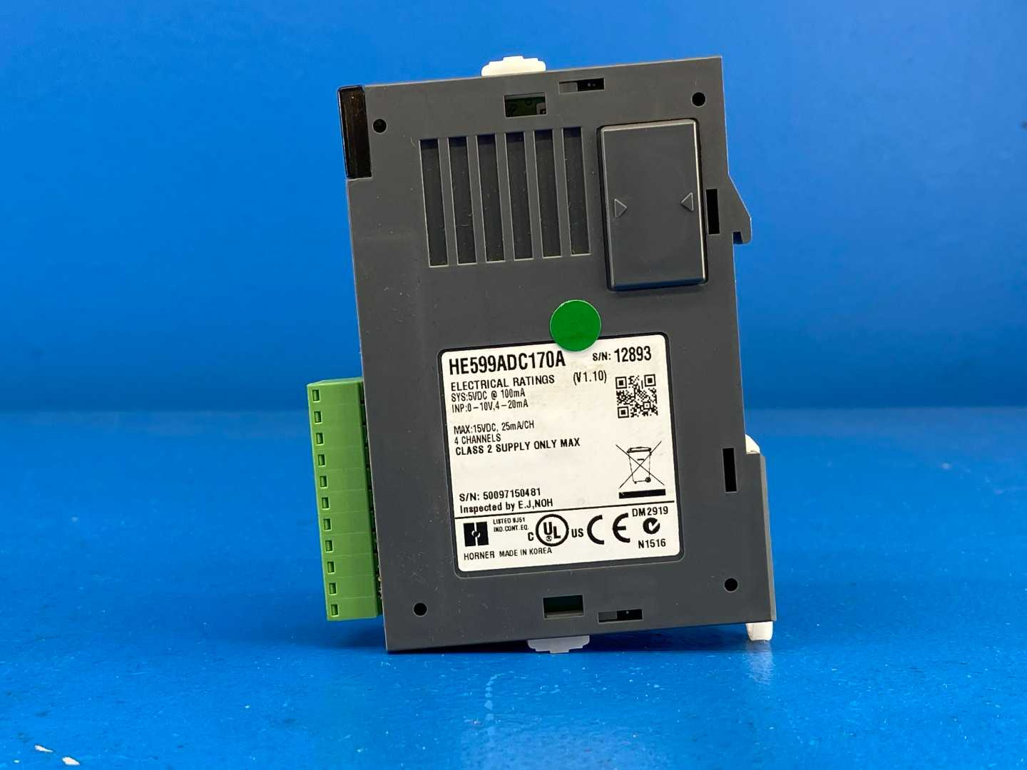 Horner HE599ADC170A SmartRail I/O 4ch Analog Input Module