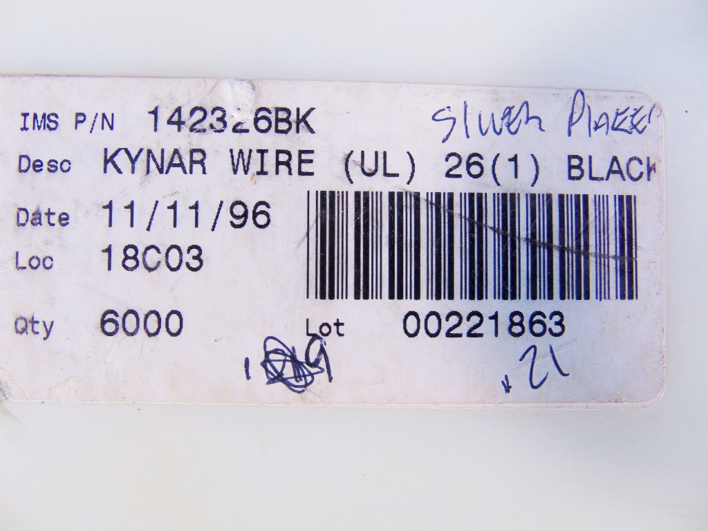 26ga (50'per qty of 1)Kynar Silver Plated Cu Black Approx.11,000' total