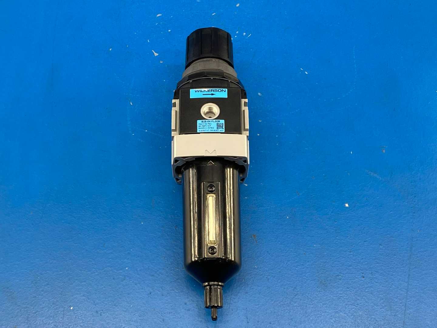 Wilkerson B28-04-FL00B Filter Regulator, 1/2" NPT, 0–125 PSI Range, 250 PSIG Max