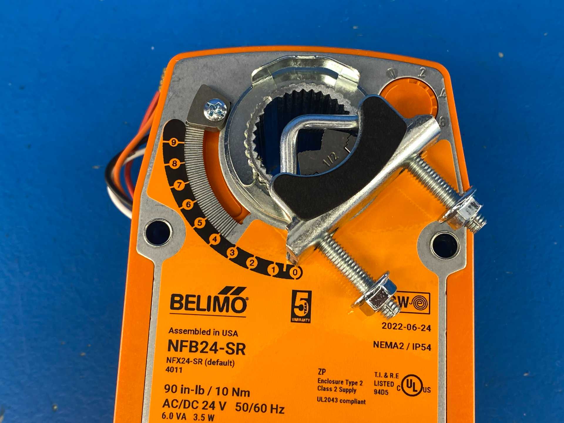 Belimo NFB24-SR 24V Spring Return Damper Actuator