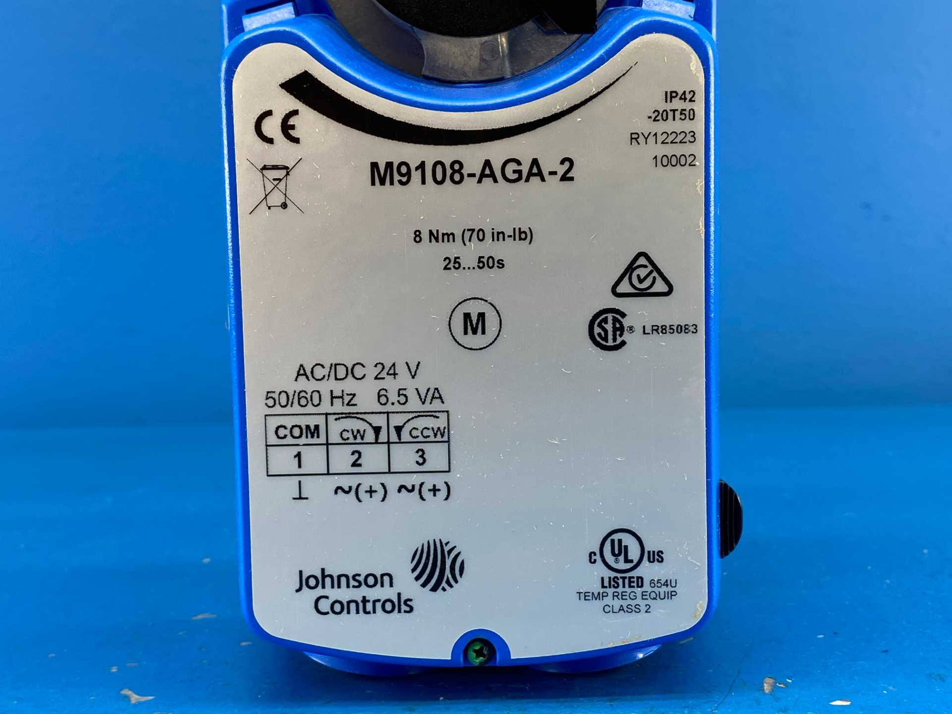 Johnson Controls M9108-AGA-2 Proportional Electric Non-spring Return Actuators
