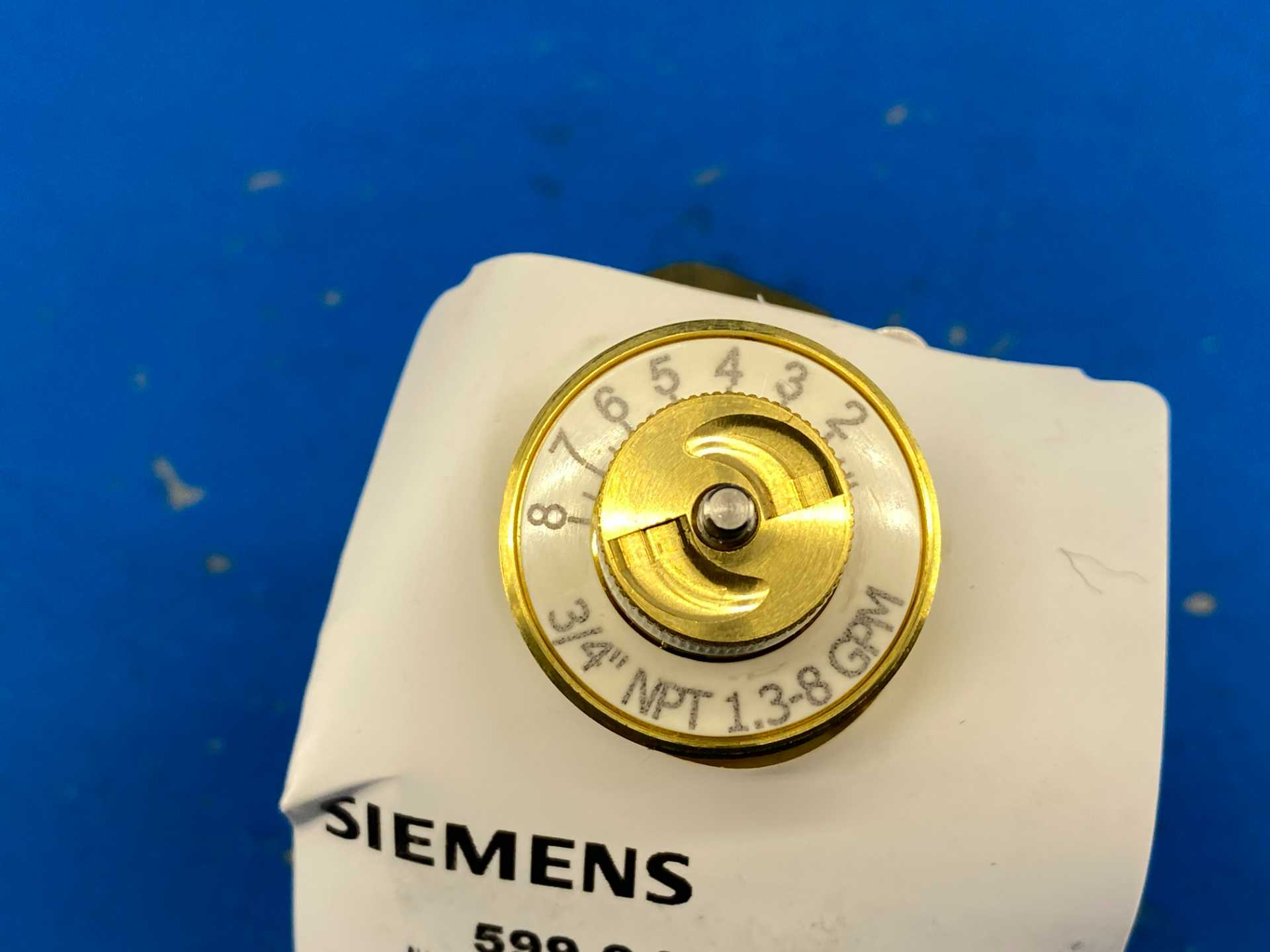 Siemens 599-04322-7, 3/4" PICV Pressure Independent Control Valve, 7 GPM