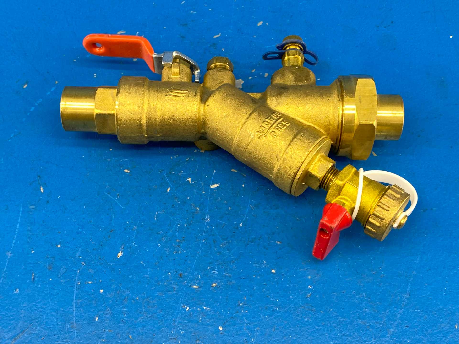 IMI Hydronics YCSBS-075S-075S-PT1-PL2,HN3, 3/4"S x 3/4"S, Koilpak Y-Strainer Ball Valve 400WOG | PN25 (Orange Handle)