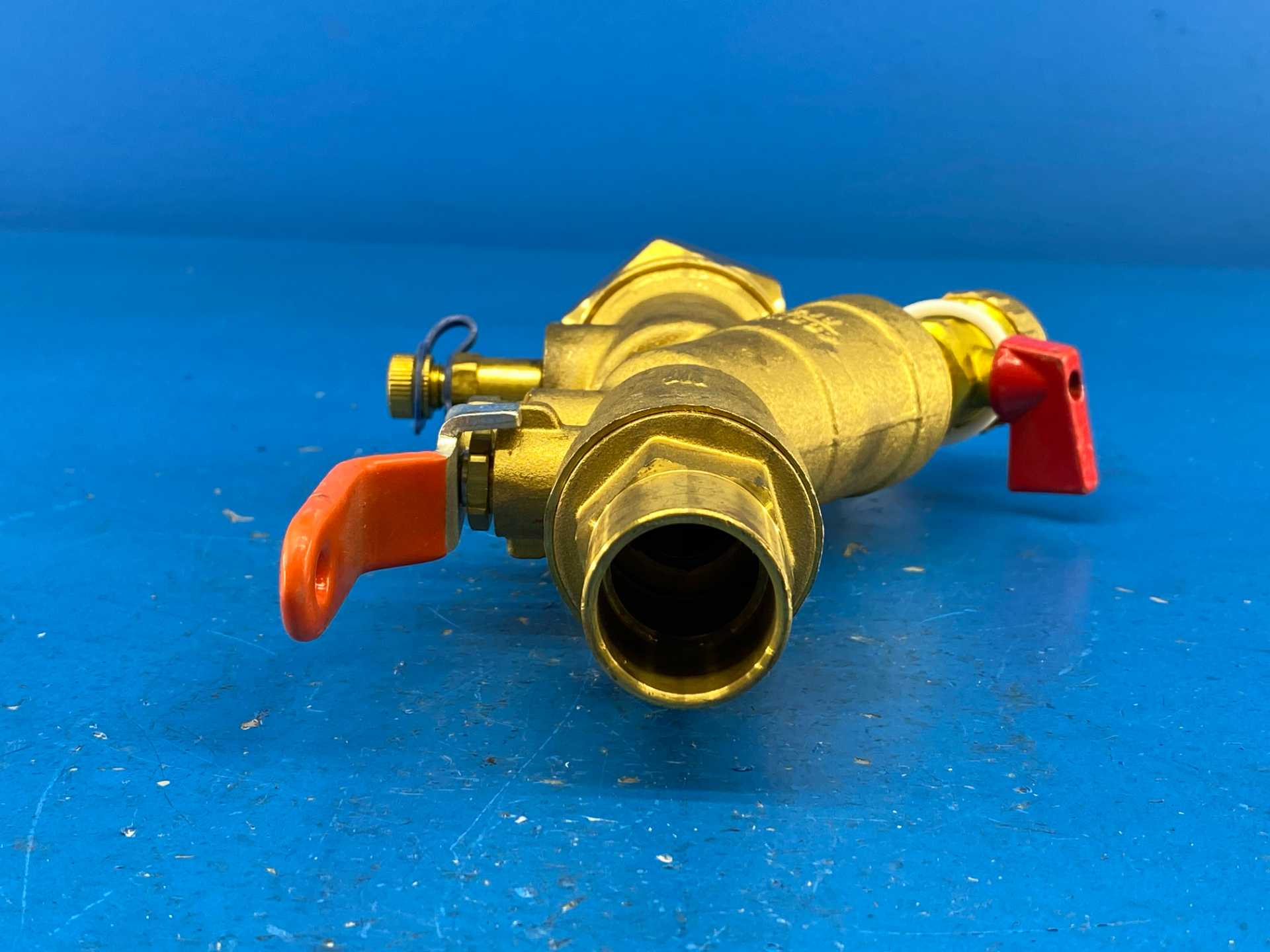 IMI Hydronics YCSBS-075S-075S-PT1-PL2,HN3, 3/4"S x 3/4"S, Koilpak Y-Strainer Ball Valve 400WOG | PN25 (Orange Handle)