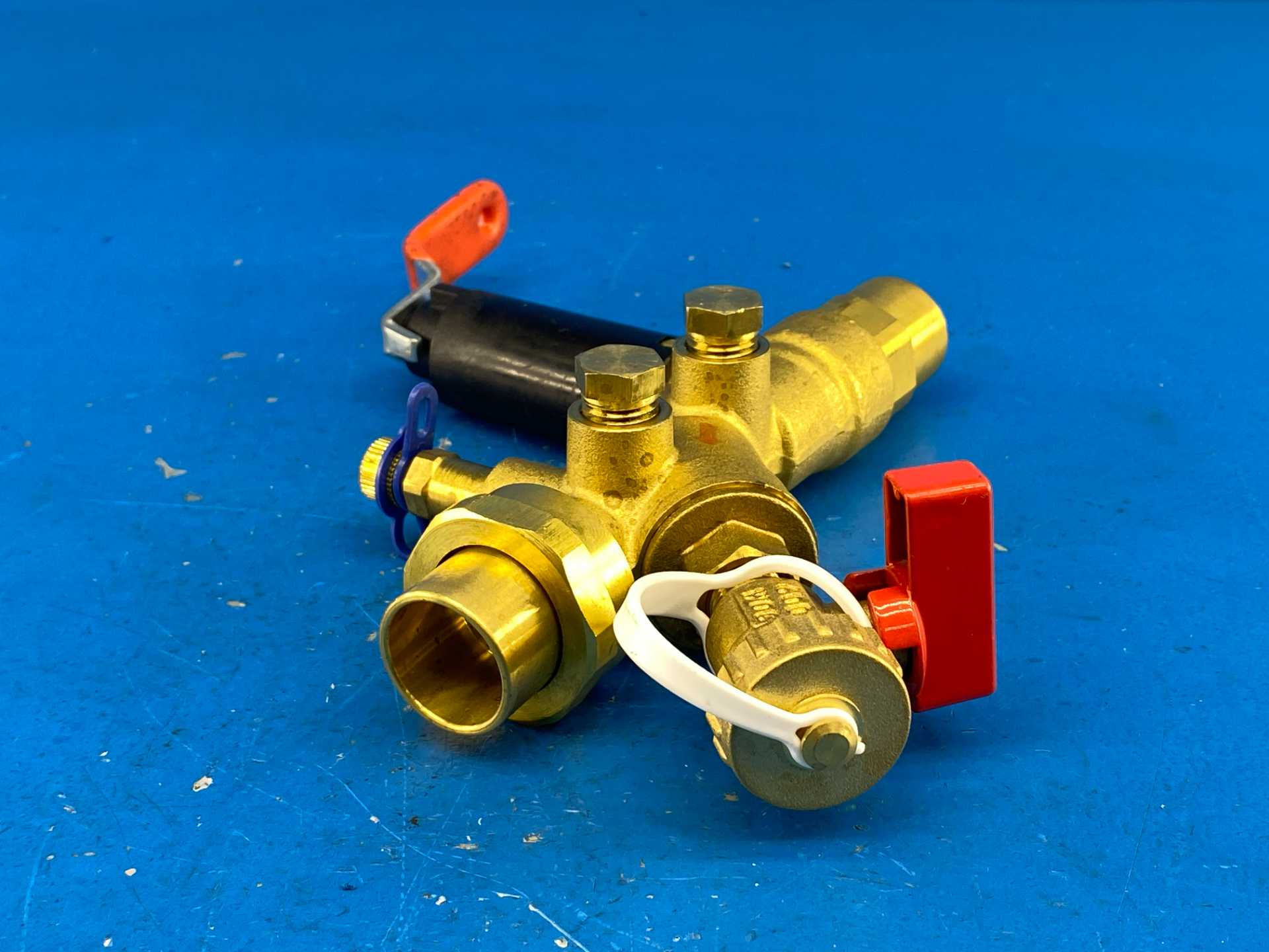 IMI Hydronics YCRSBS-075S-075S-PT1-PL3-HN2-EH, 3/4"S x 3/4"S Y-Strainer Ball Valve, 400WWP/400WOG Extended Handle