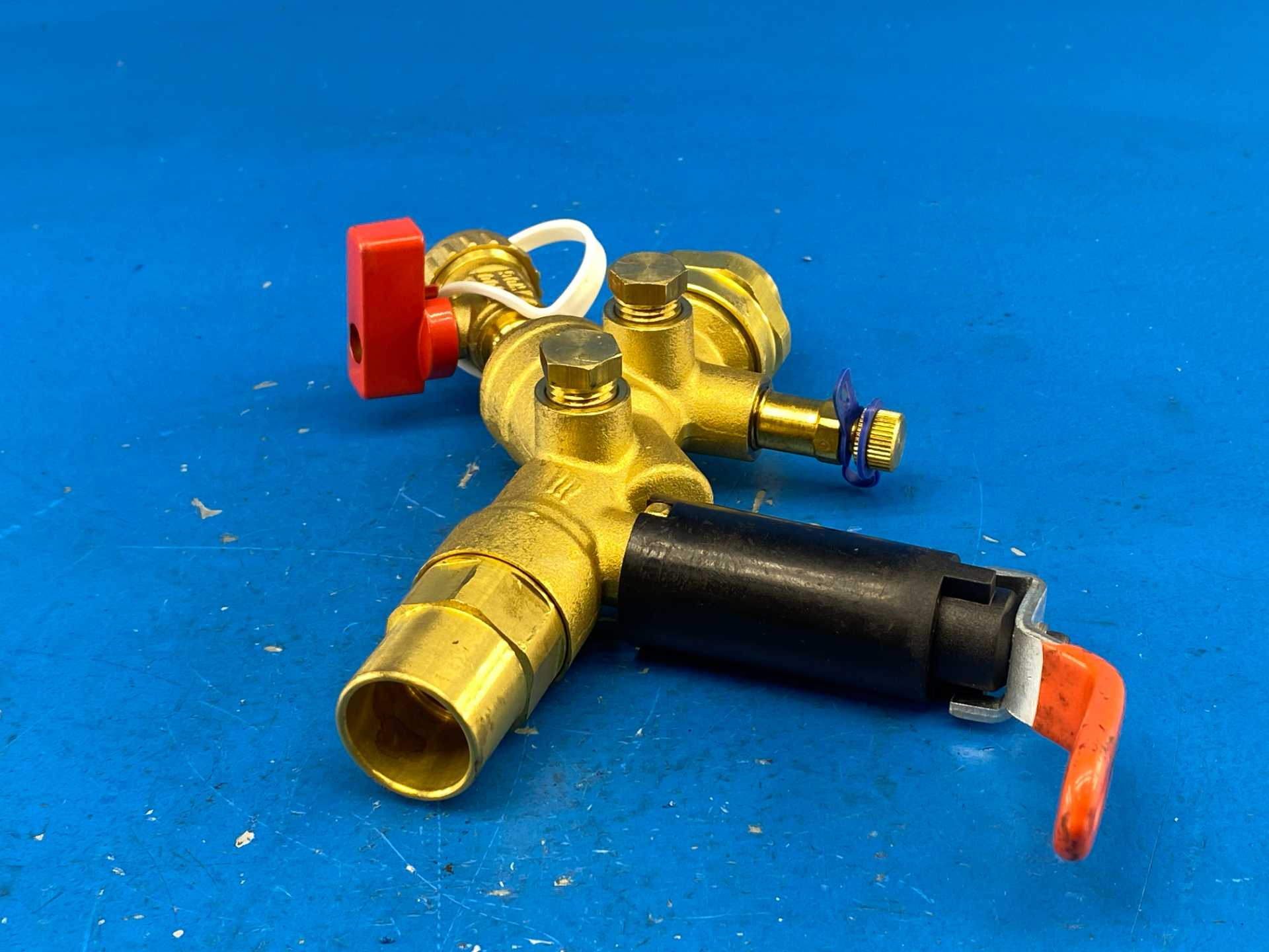 IMI Hydronics YCRSBS-075S-075S-PT1-PL3-HN2-EH, 3/4"S x 3/4"S Y-Strainer Ball Valve, 400WWP/400WOG Extended Handle