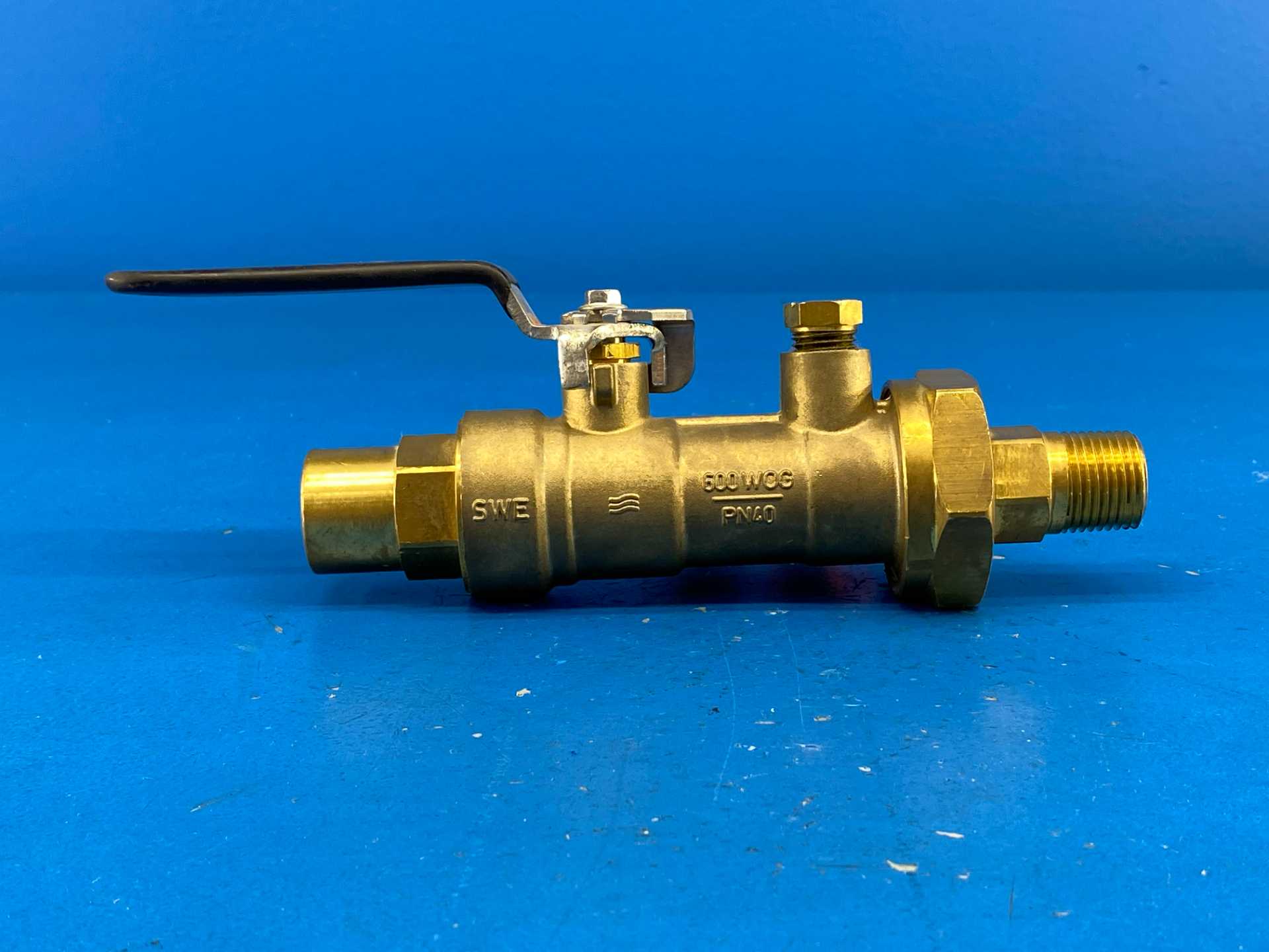 IMI Hydronics UASBS-B-075S-050M-V6, 3/4"S x 1/2"M, Manual Venturi Valve, 600WOG | PN40, Venturi No. 6, 600 PSIG