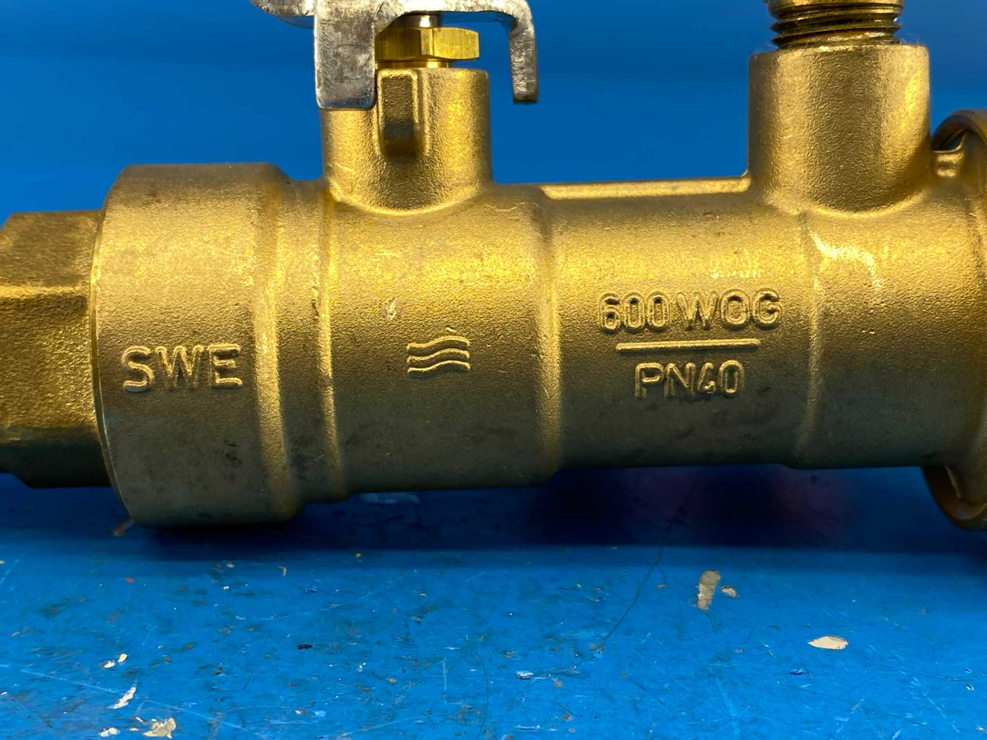 IMI Hydronics UA-B-075S-050M-V5, 3/4"S x 1/2"M Venturi Ball Valve, Body Type B, Venturi No. 5, 2.6-9.5GPM, 600WOG | PN40