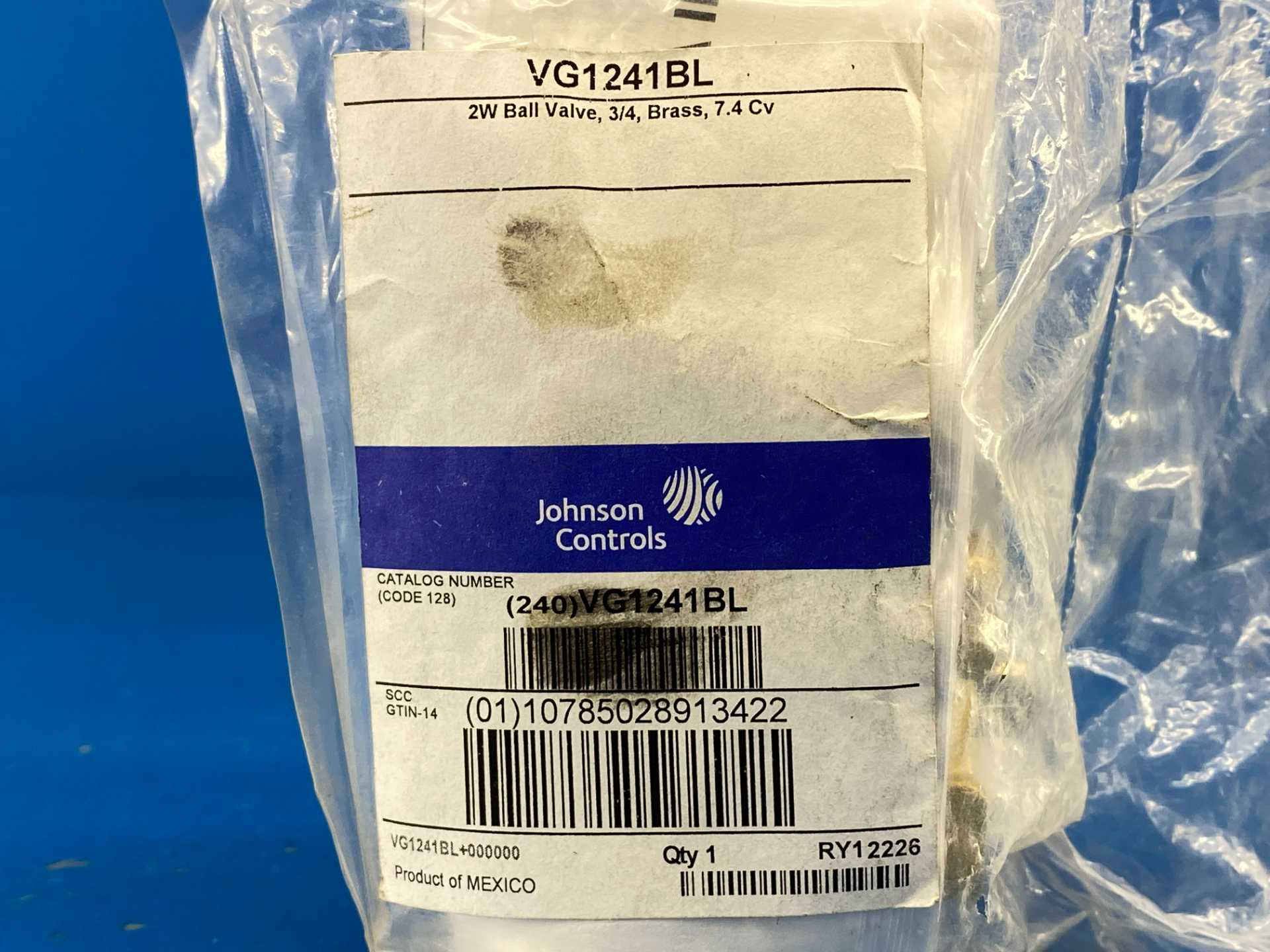 Johnson Controls VG1241BL
