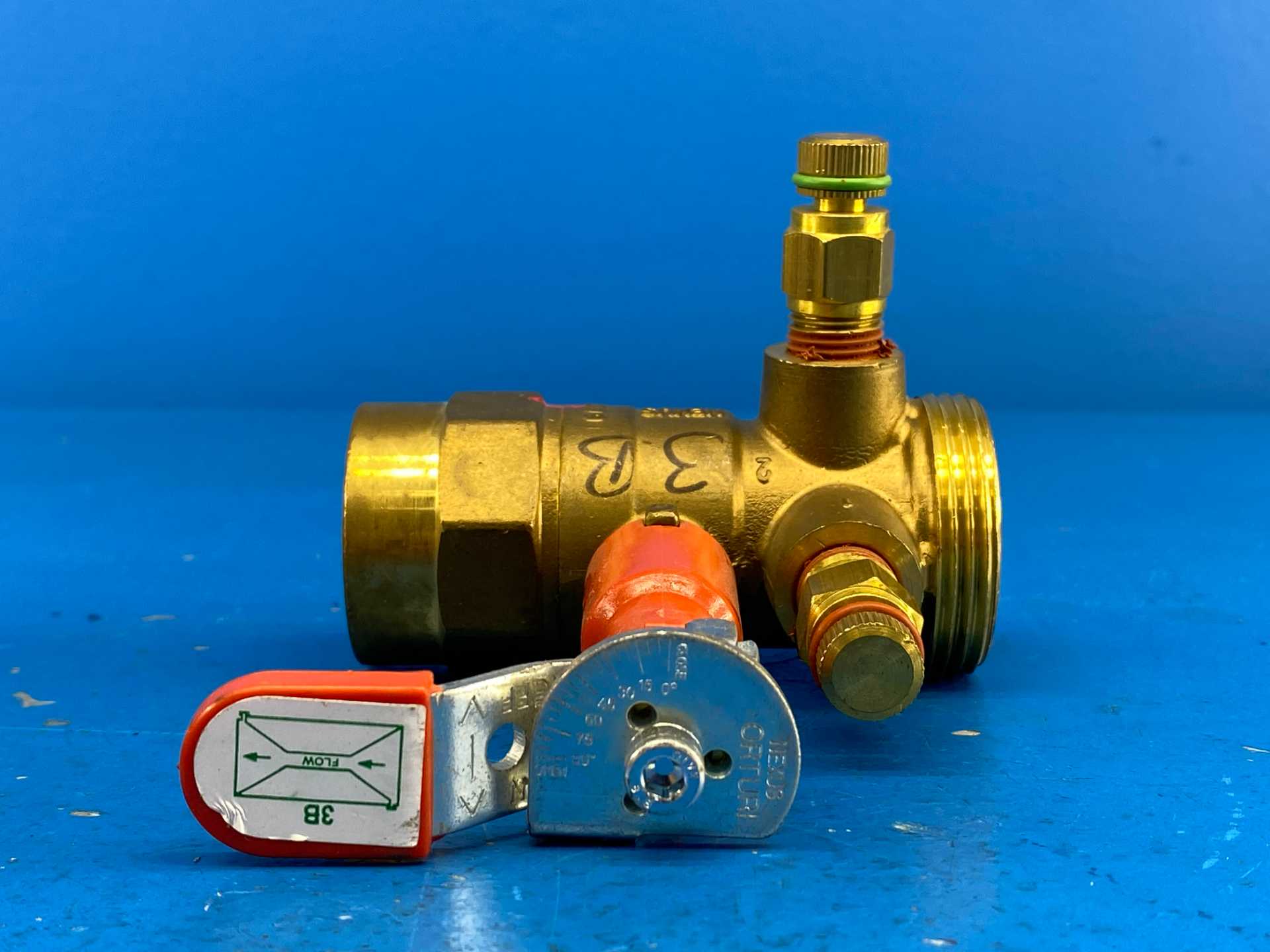 Nexus Hydronics Ultra XB Orturi, XB-125-LS-075M-3B-GEL, 1-1/4"LS x 3/4"M, Manual Balancing Valve, 600WOG