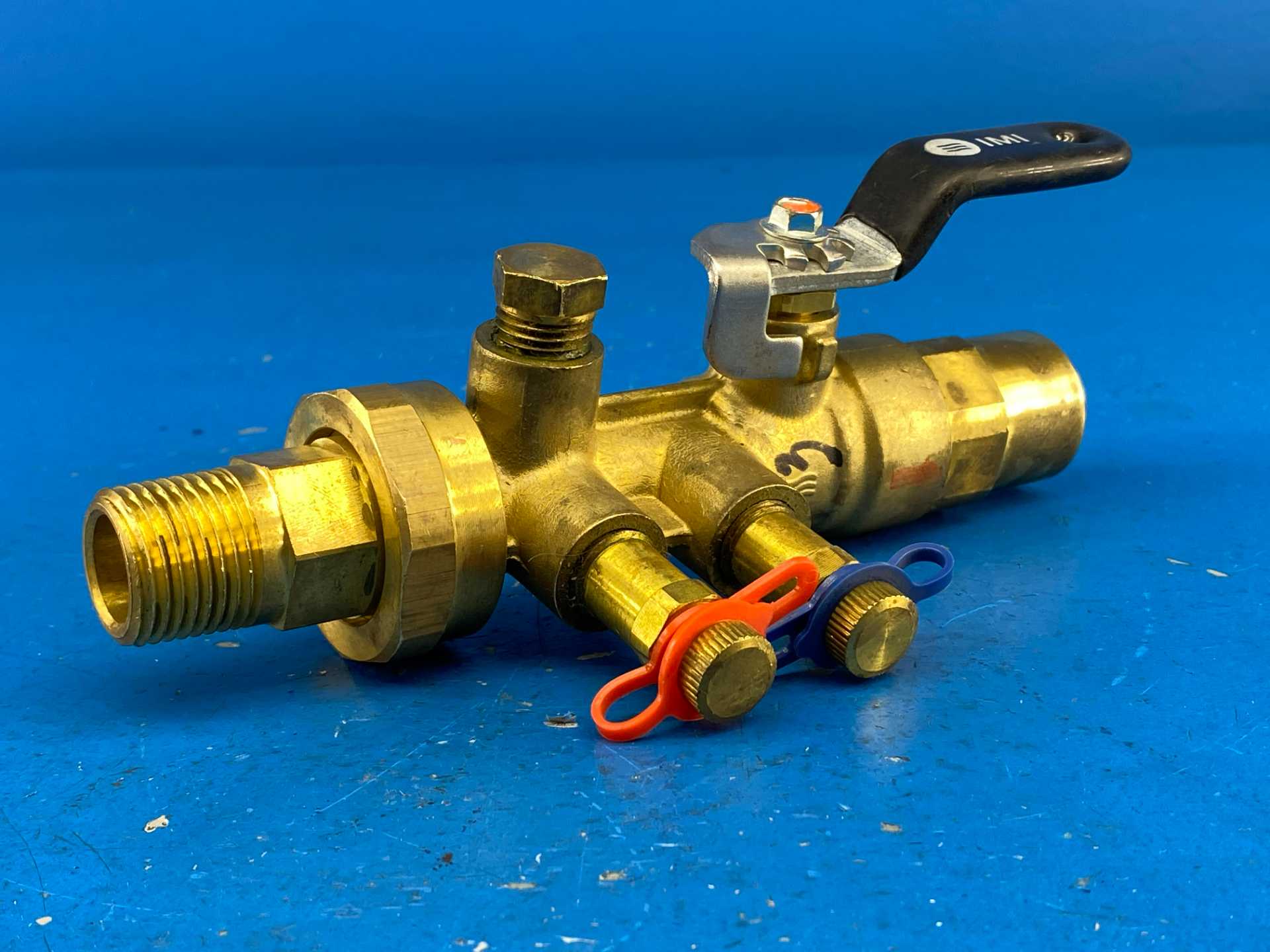 IMI Hydronics UASBS-A-075S-050M-V3, 3/4" x 1/2" Manual Venturi Balancing Valve, 600WOG | PN40, 600 PSIG, Venturi No. 3